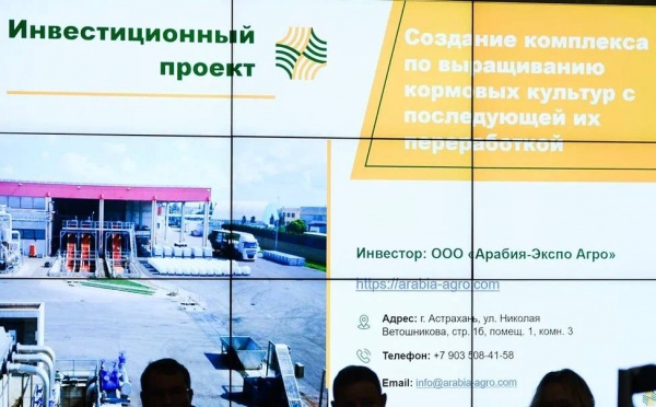 В Астраханской области создадут агрокомплекс по производству кормов, предполагаемая мощность до 20 тонн продукции в час